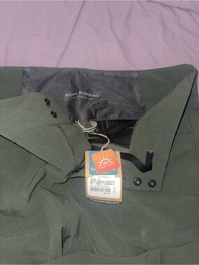 Royal Robbins Olive Green Climbing Pants